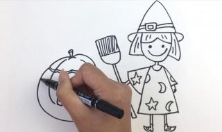 万圣节南瓜简笔画